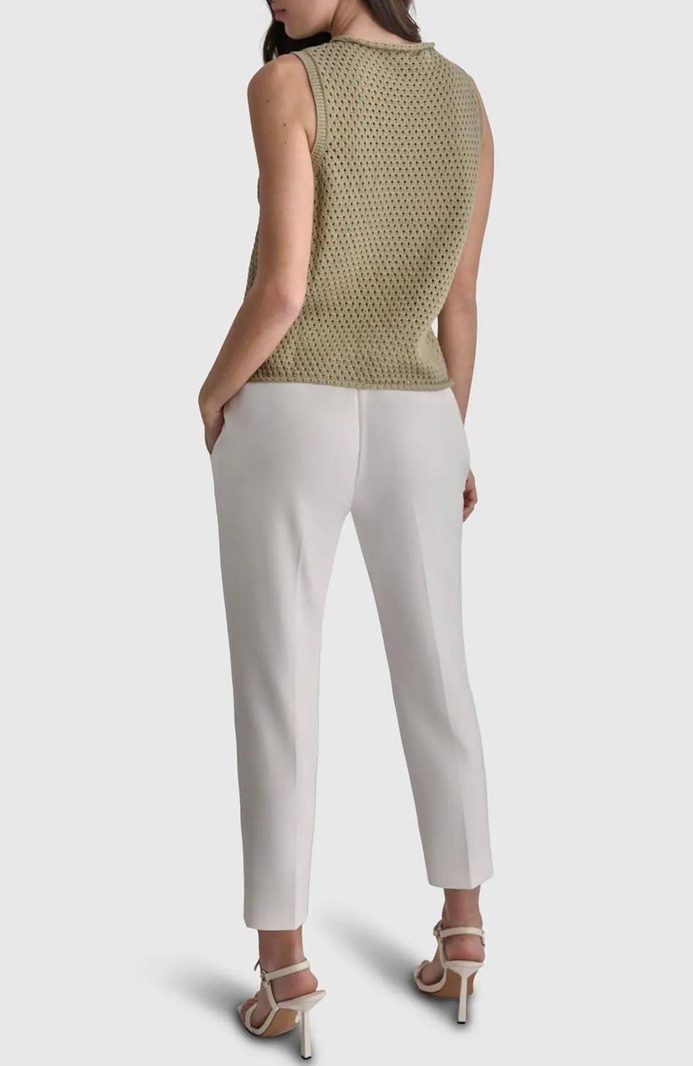 DKNY Women's Sleeveless Tank Top Blouse
