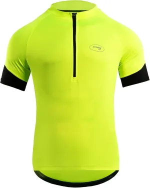 Dooy Men's Cycling Jersey Short Sleeve Bike Shirt Road Biking Shirts with Pockets, Breathable, Quick Dry