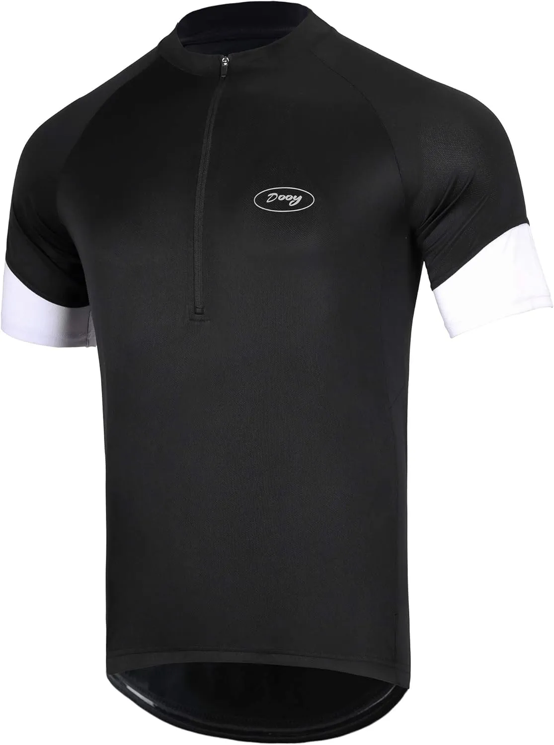 Dooy Men's Cycling Jersey Short Sleeve Bike Shirt Road Biking Shirts with Pockets, Breathable, Quick Dry
