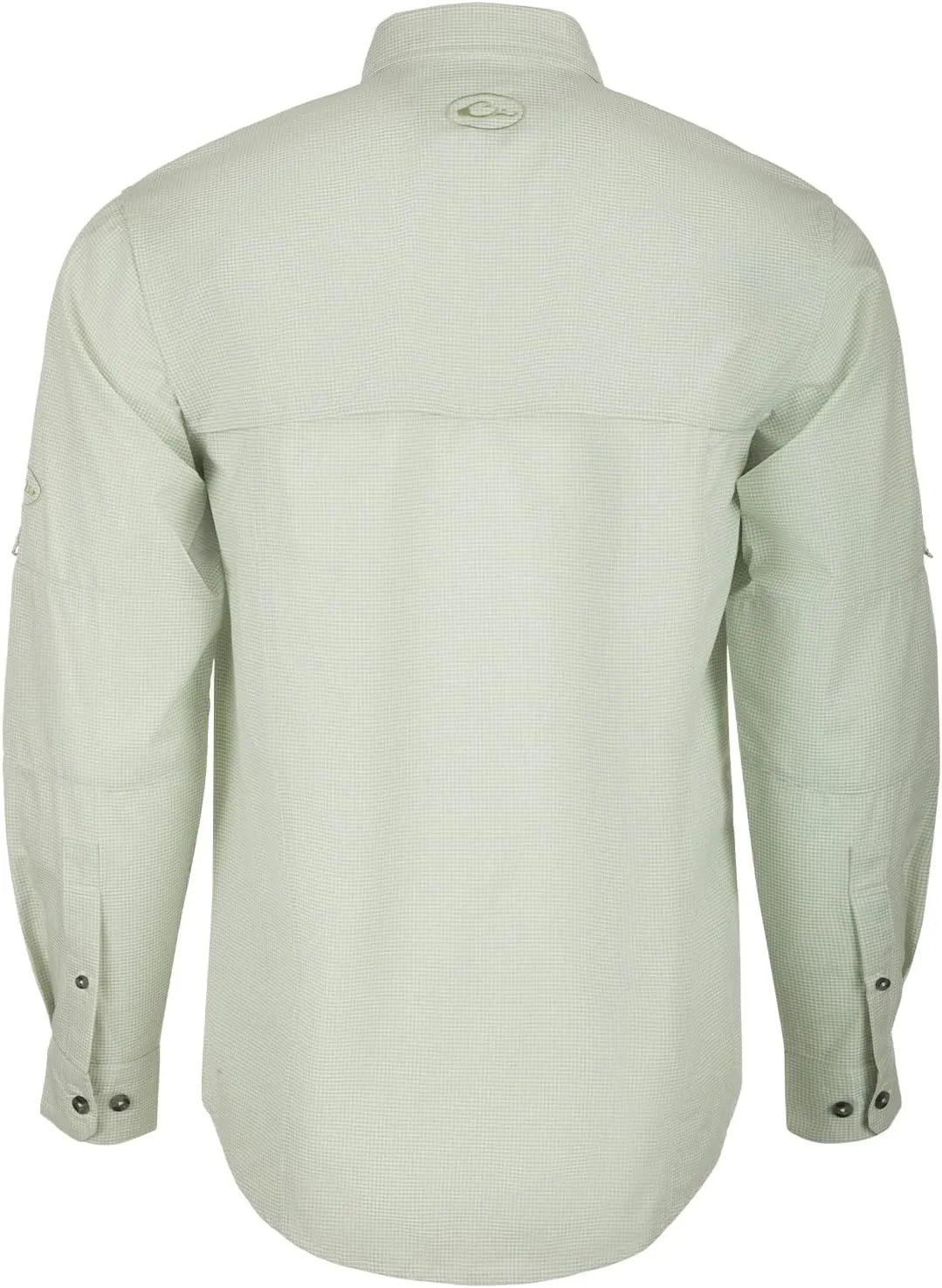 Drake Waterfowl Men's Frat Houndstooth Check Long Sleeve Moisture-Wicking Quick-Drying Button-Down Shirt