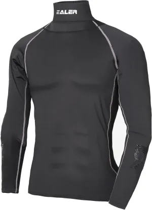 EALER Hockey Compression Shirt with Neck Guard, Neck Protect Long Sleeve Shirt