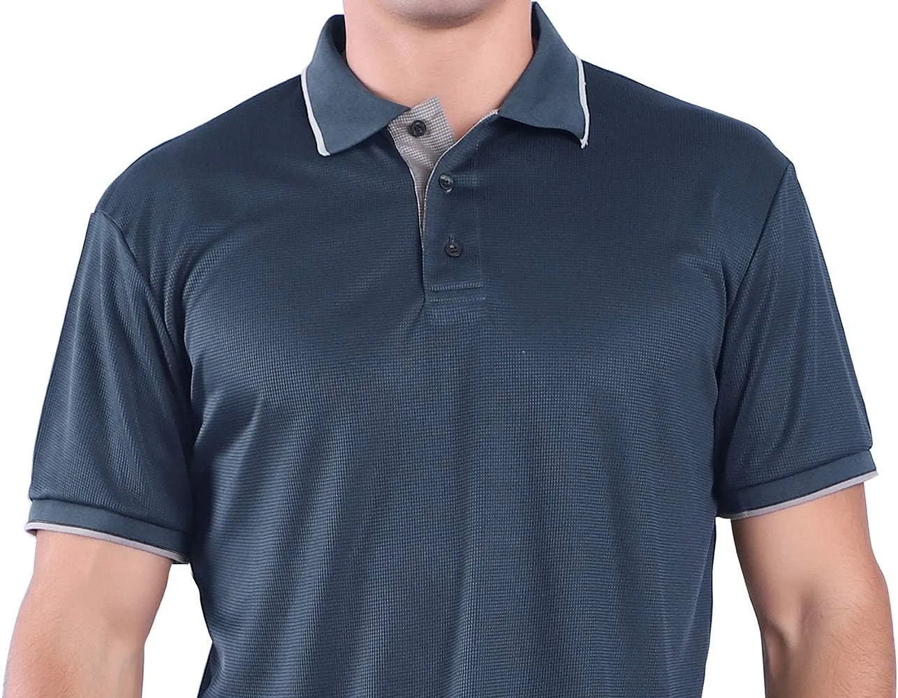 Facitisu Mens Polo Shirt Short Sleeve Golf Collared Casual Summer Performance T-Shirt