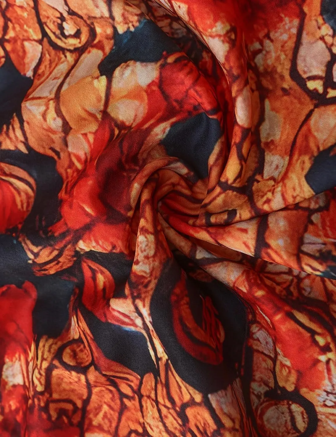 Fashion Casual Printed Shirt Men's Long Sleeve Casual Vacation Hawaiian Button Down Shirt