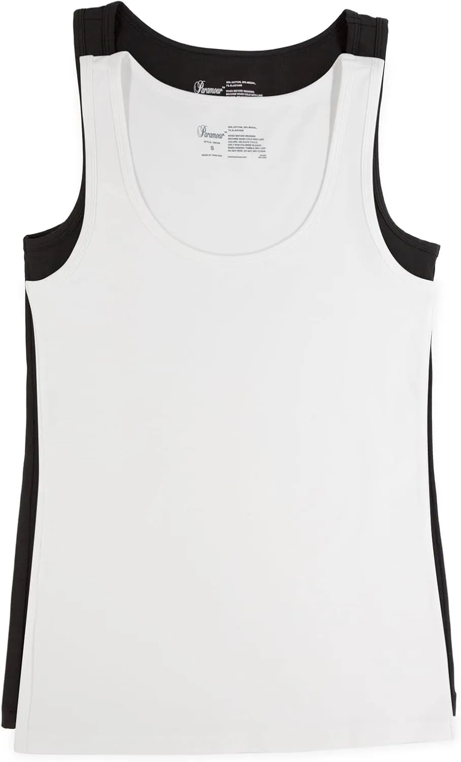Felina - Cotton Modal Stretch Layering Tank Top 2-Pack - Versatile & Comfortable