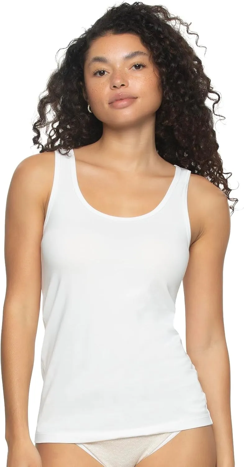 Felina - Cotton Modal Stretch Layering Tank Top 2-Pack - Versatile & Comfortable