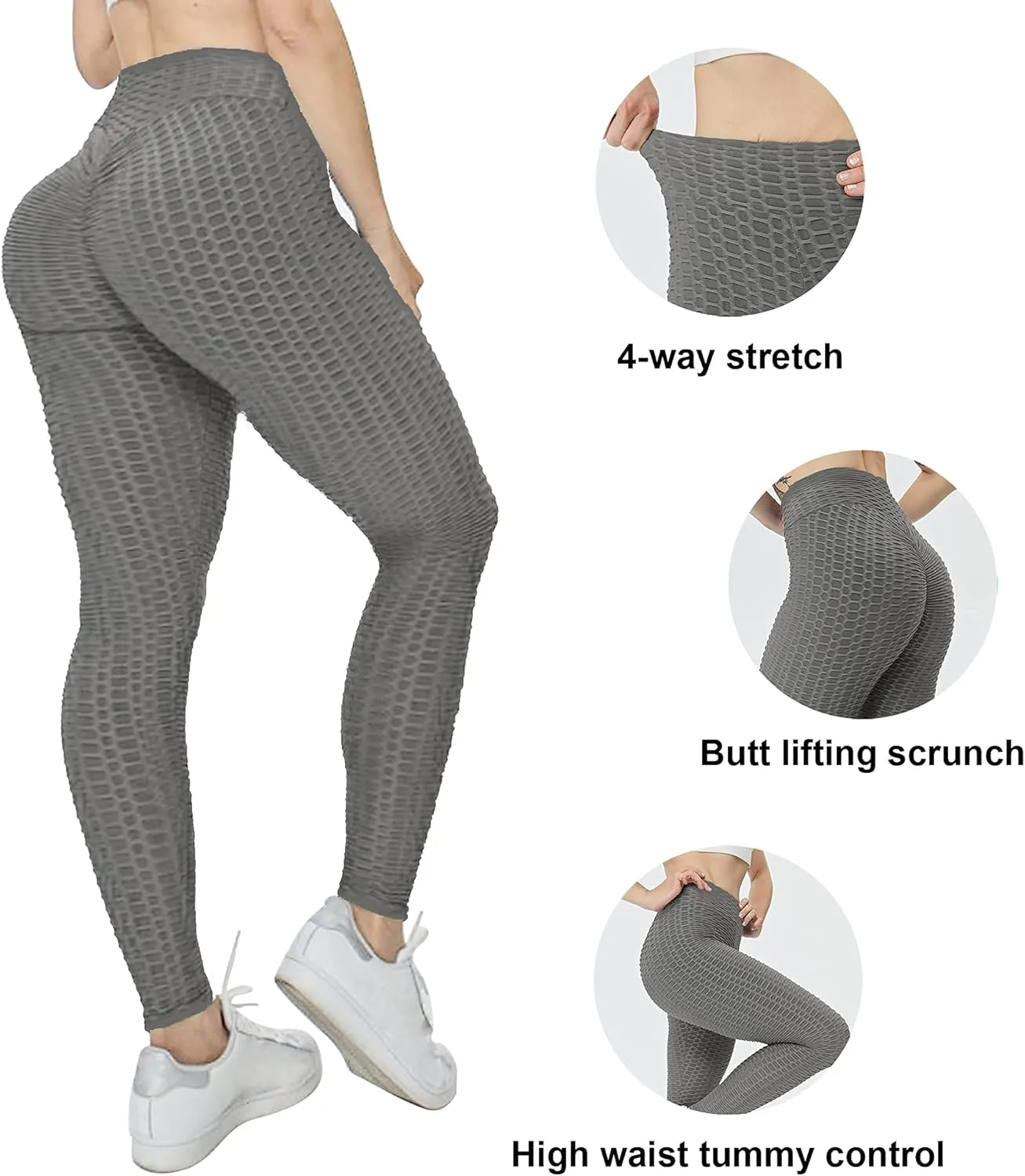 FORLIFE Tiktok Butt Leggings,Butt Lift Leggings Workout Leggings for Women