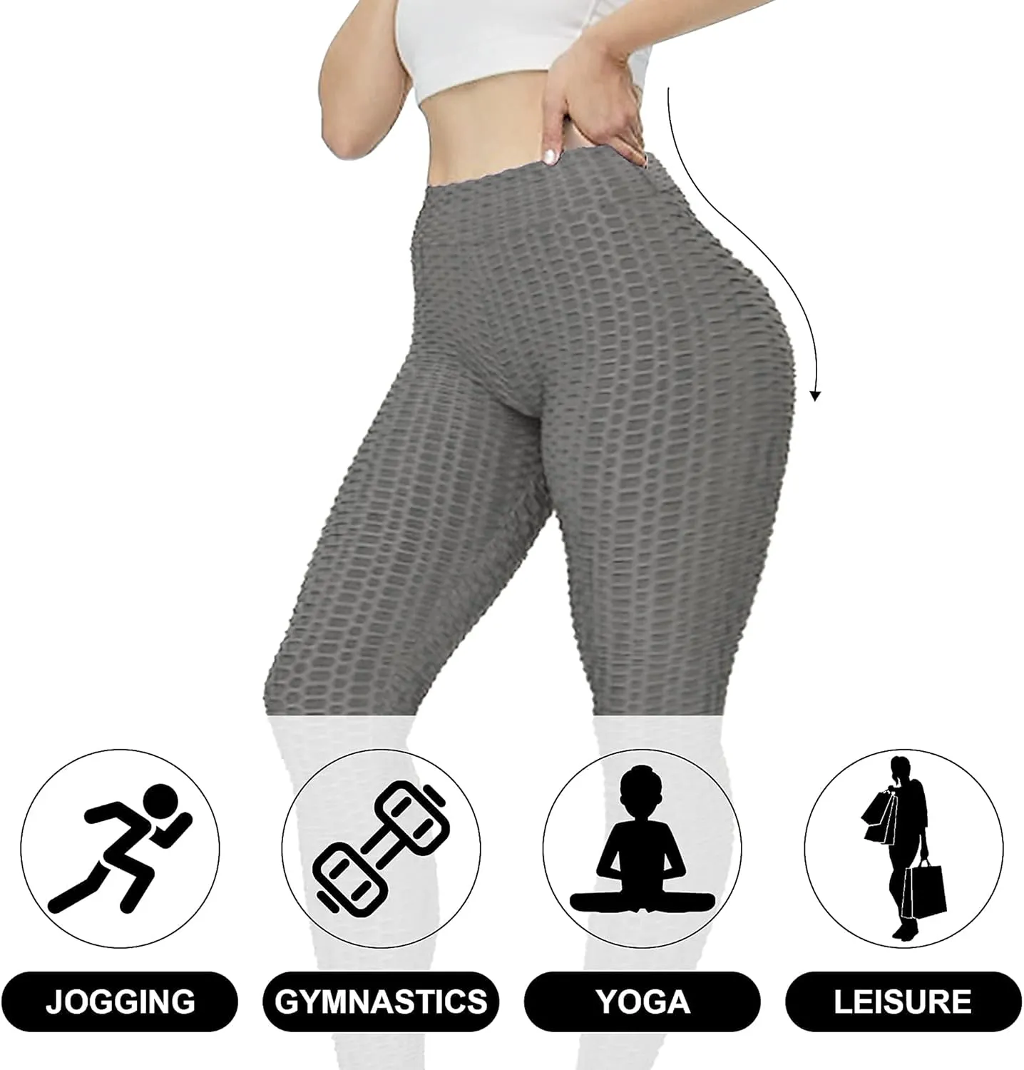 FORLIFE Tiktok Butt Leggings,Butt Lift Leggings Workout Leggings for Women