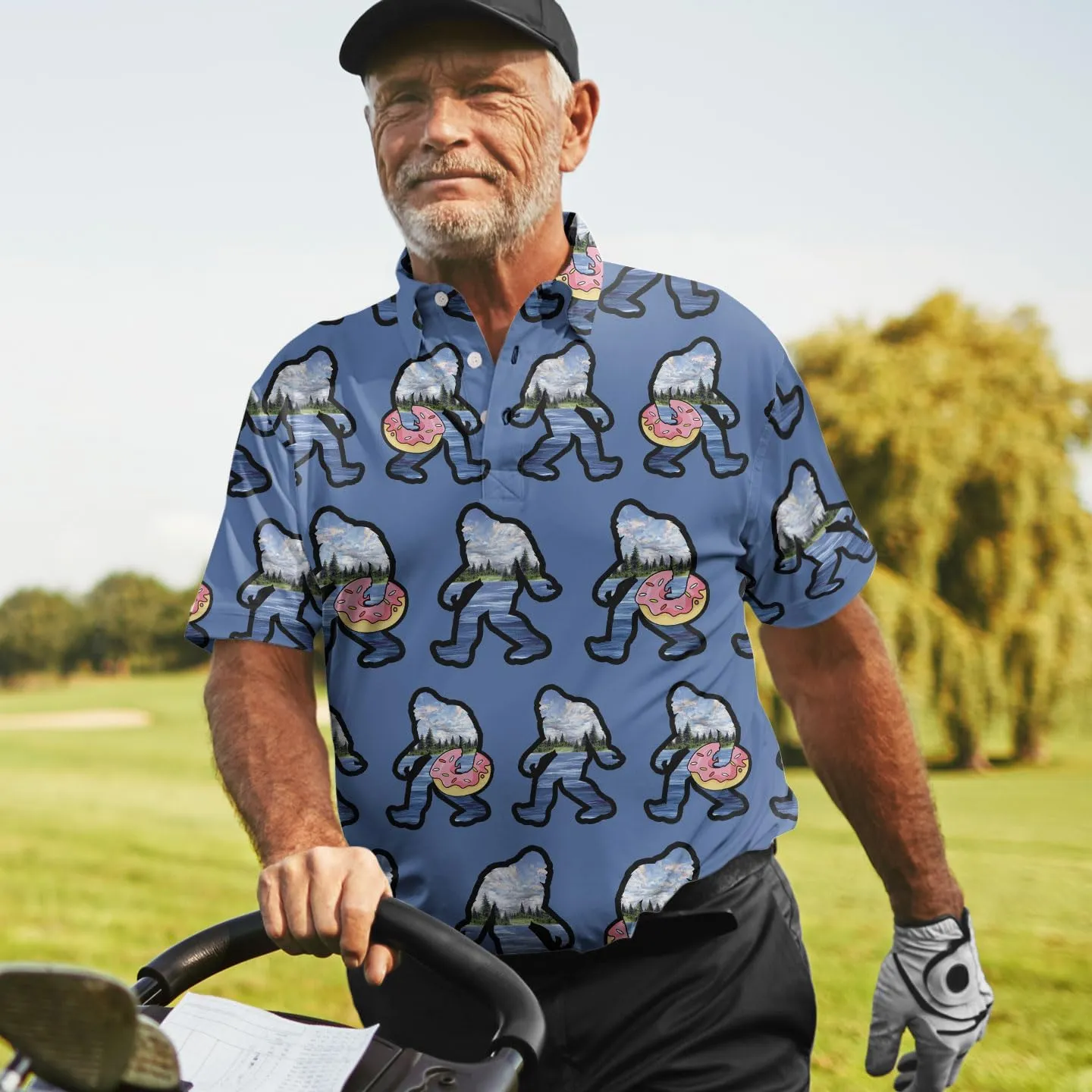 Funny Shirt Polo Shirt Mens Golf Shirt Mens Polo Shirts Short Sleeve Button Up Shirt Men