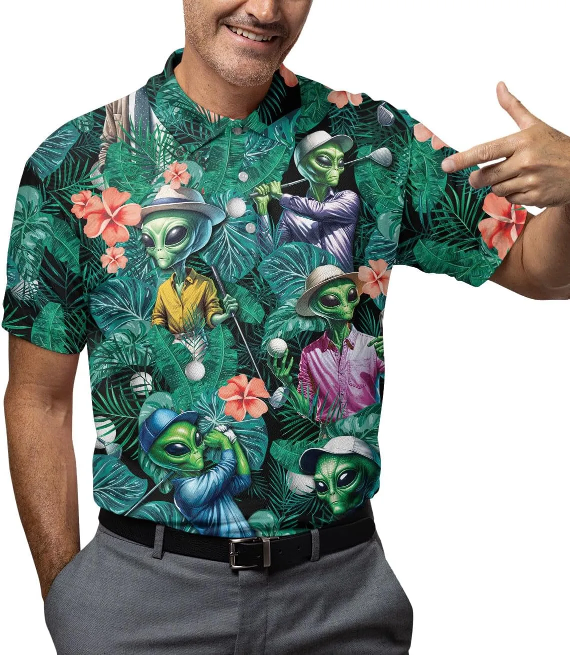Funny Shirt Polo Shirt Mens Golf Shirt Mens Polo Shirts Short Sleeve Button Up Shirt Men
