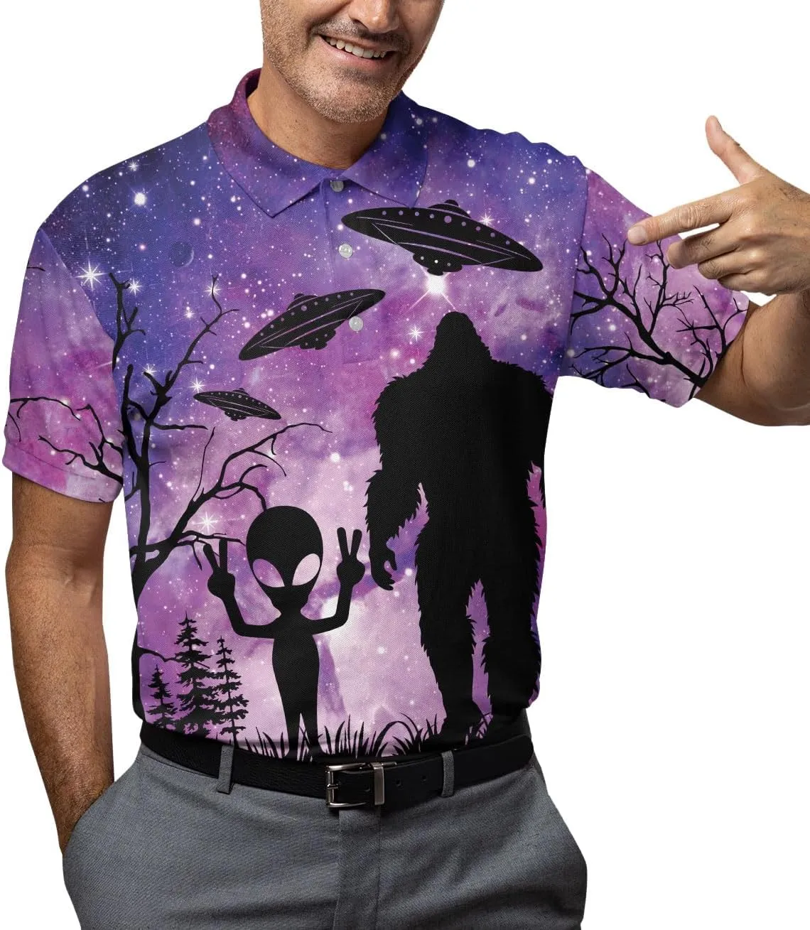 Funny Shirt Polo Shirt Mens Golf Shirt Mens Polo Shirts Short Sleeve Button Up Shirt Men