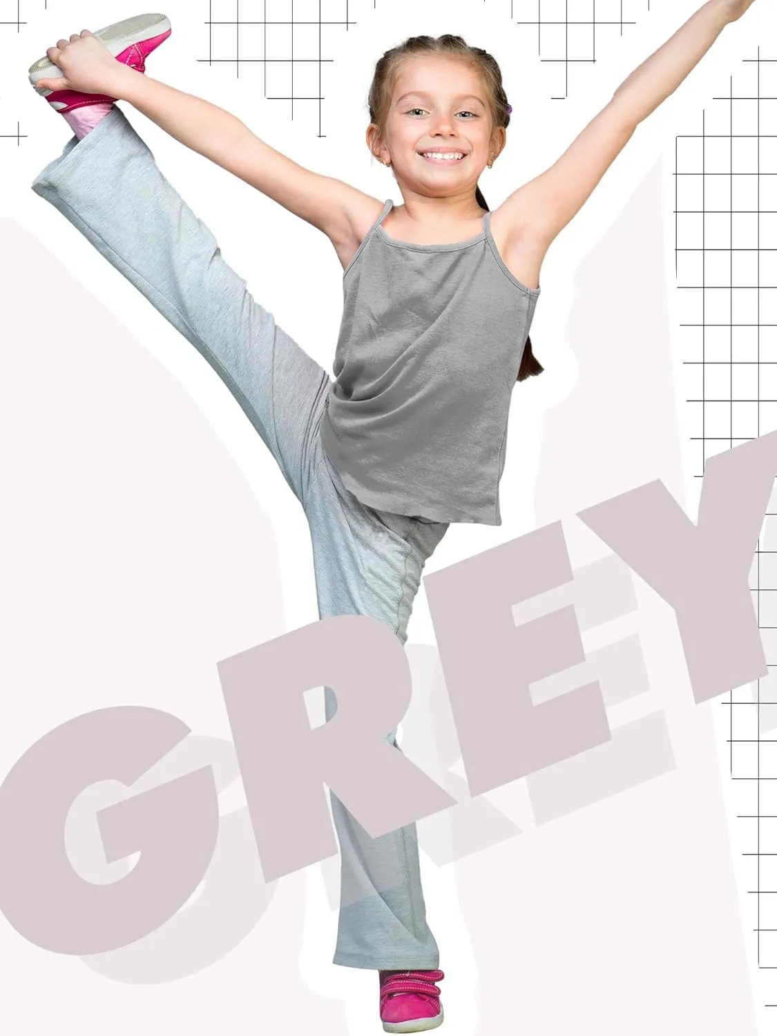 Geyoga 6 Pcs Girls Dance Tank Top Racerback Crop Tank Top Sleeveless Dance Top for Ballet Gymnastics Dancewear