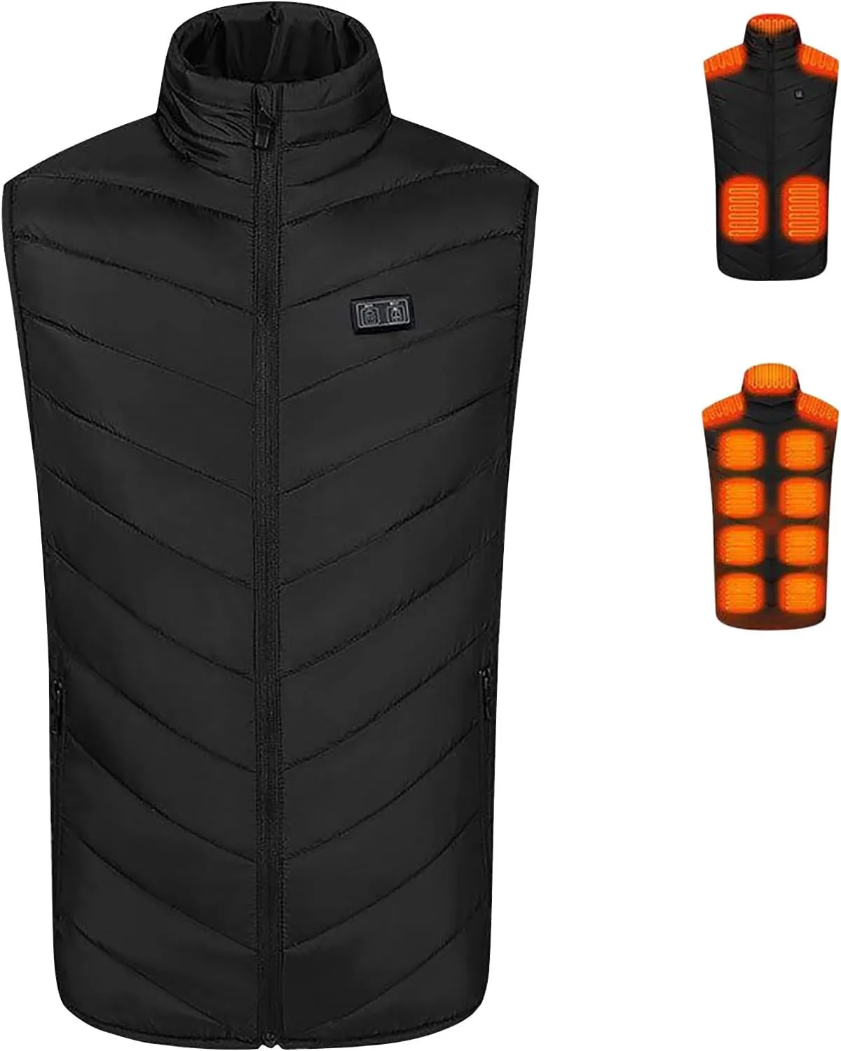 Heated Vest for Boys Girls 13 Heating Zones Heated Body Warmer Kids Gilet USB Charging Heated Waistcoat Washable