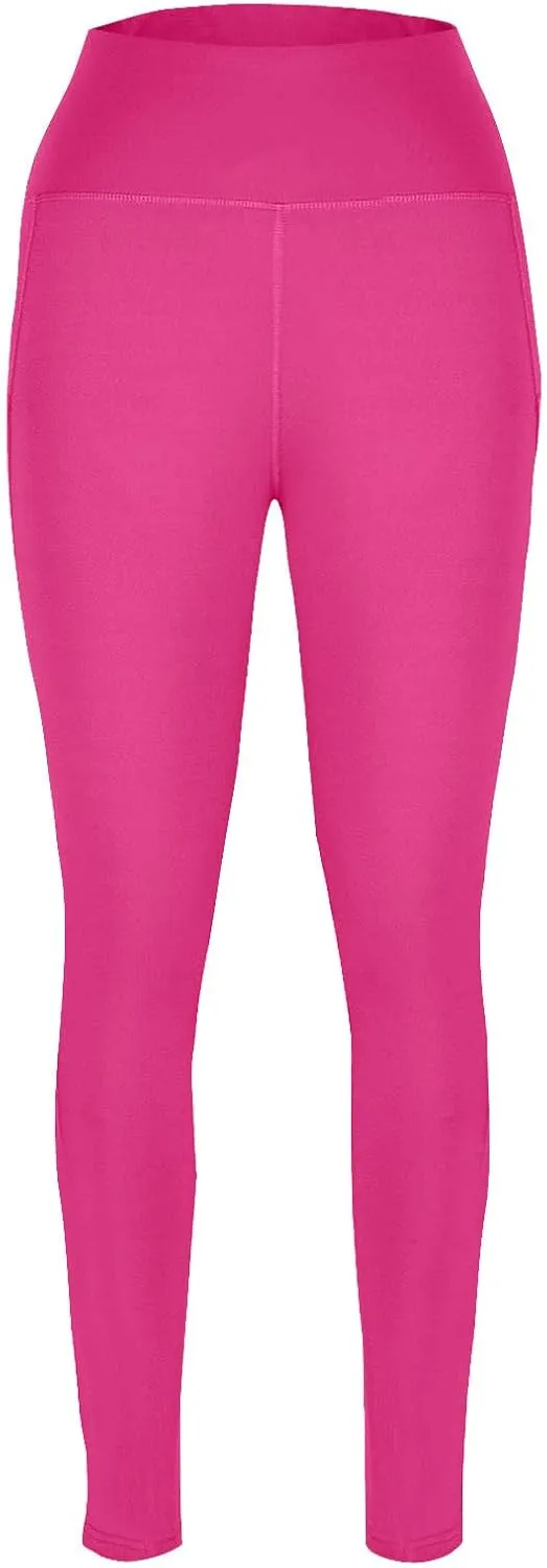 High Waisted Leggings with Pockets Women, No See Through Tummy Control Yoga Pants Workout Gym Leggings