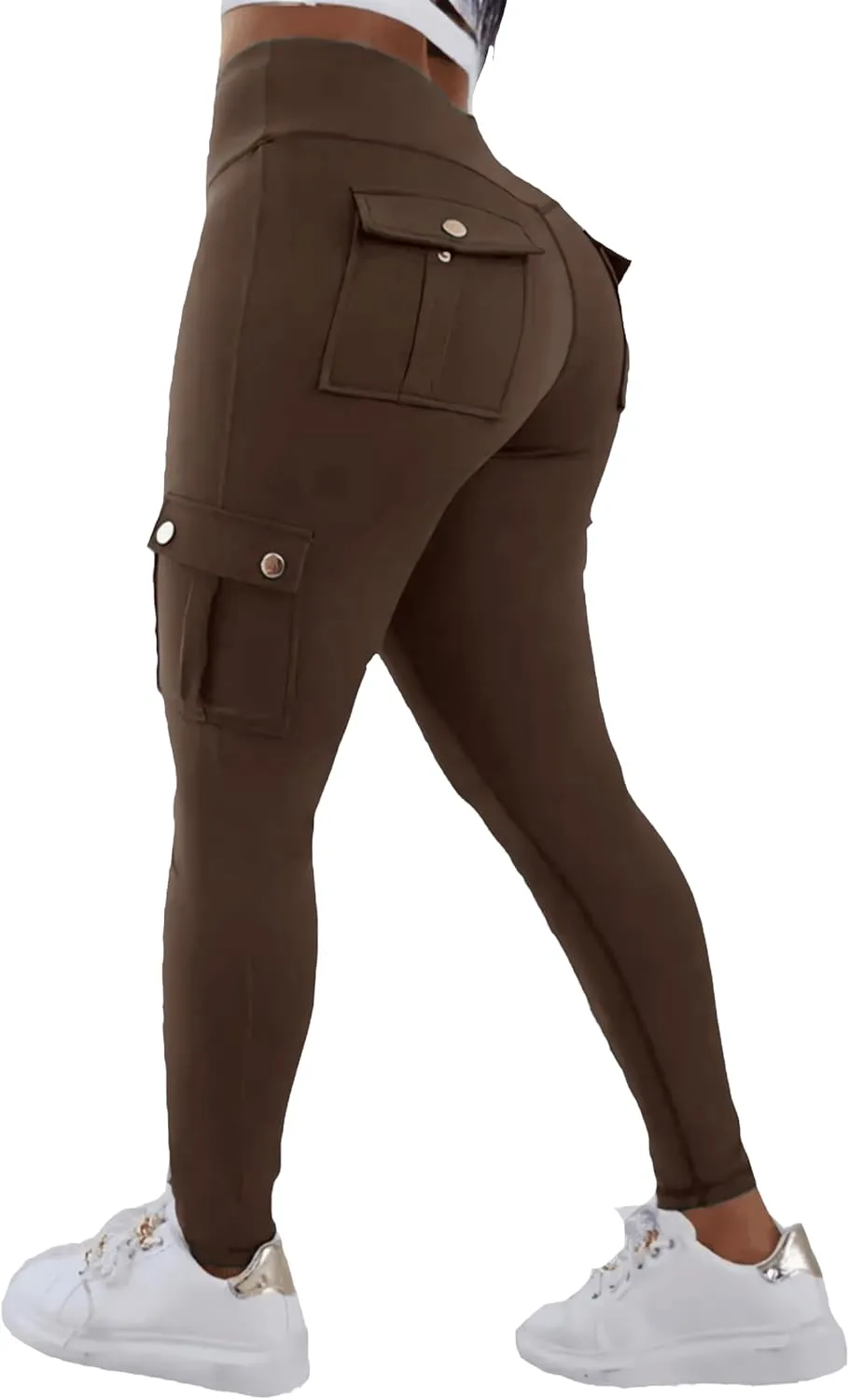 Hip Lift Leggings with Flap Pockets Women's Workout Leggings