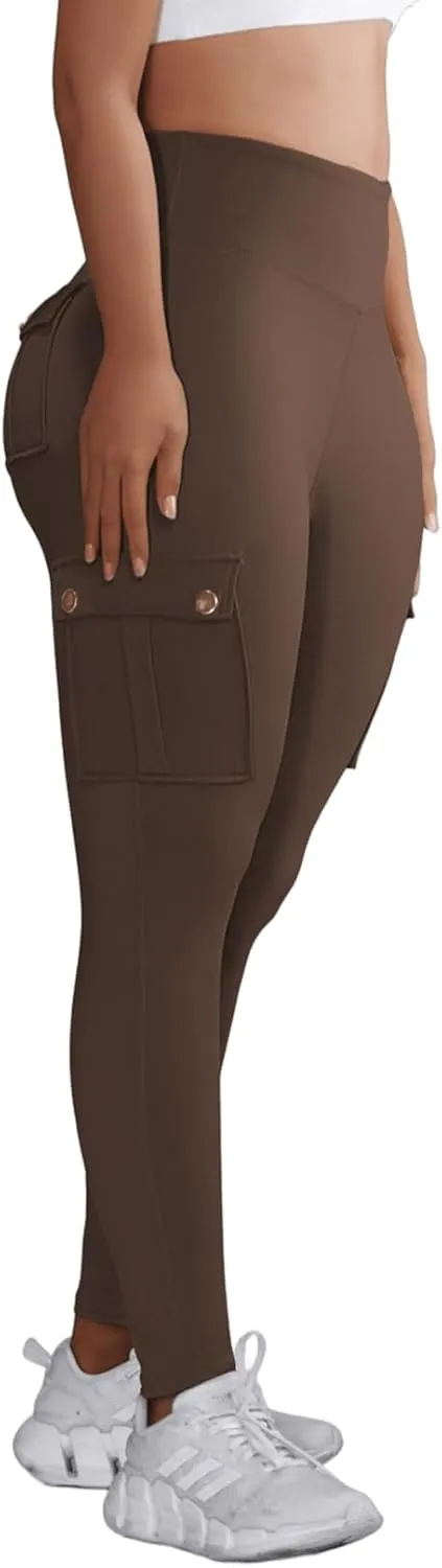 Hip Lift Leggings with Flap Pockets Women's Workout Leggings