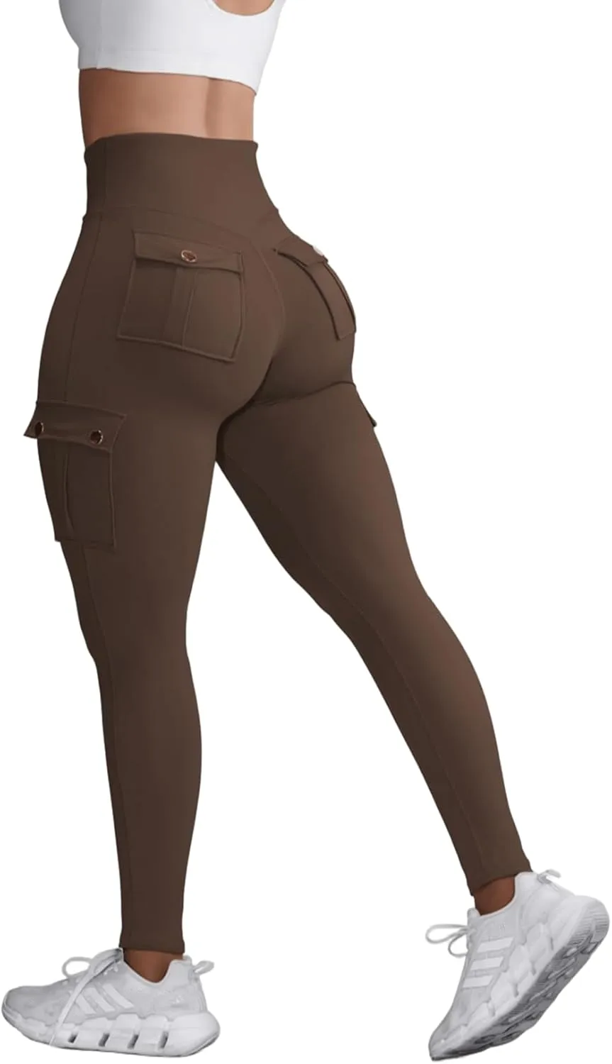 Hip Lift Leggings with Flap Pockets Women's Workout Leggings
