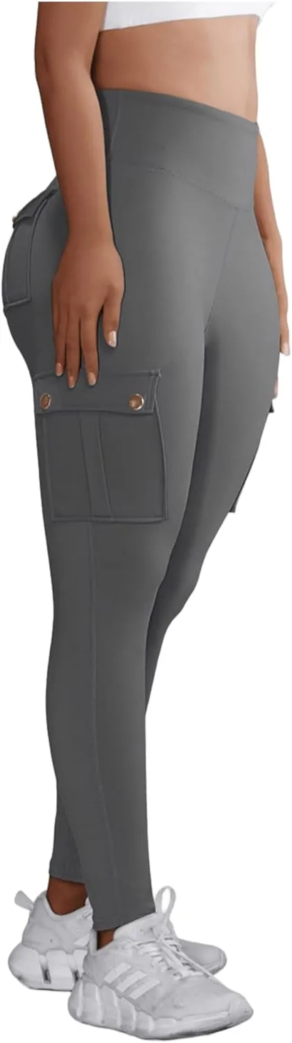 Hip Lift Leggings with Flap Pockets Women's Workout Leggings