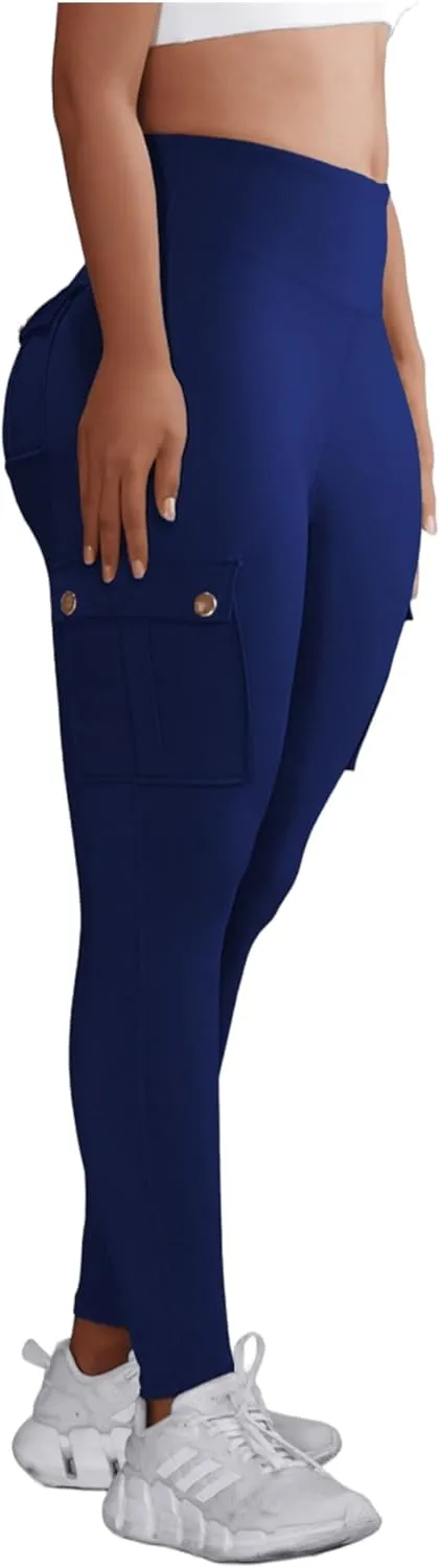 Hip Lift Leggings with Flap Pockets Women's Workout Leggings