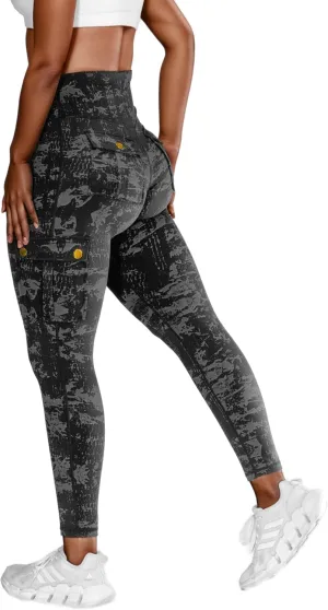 Hip Lift Leggings with Flap Pockets Women's Workout Leggings