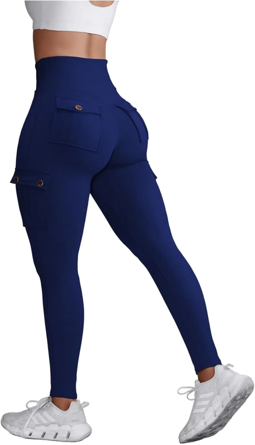 Hip Lift Leggings with Flap Pockets Women's Workout Leggings