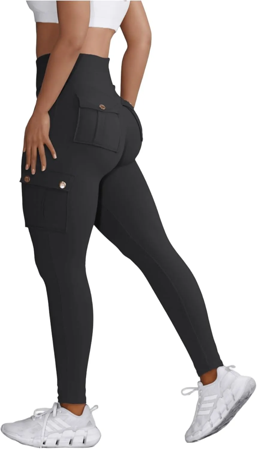 Hip Lift Leggings with Flap Pockets Women's Workout Leggings