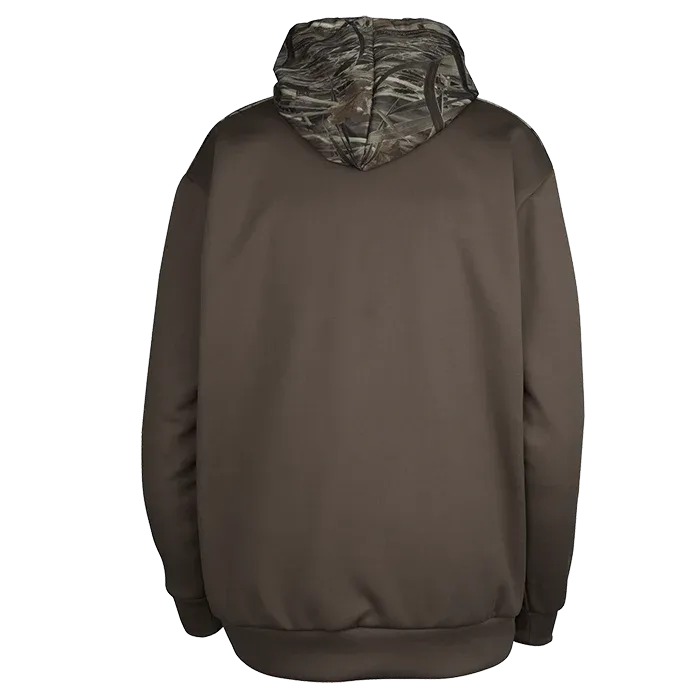 Hoodie - Big Bill Brown Fleece Hoodie with Camo Pocket, BBH22