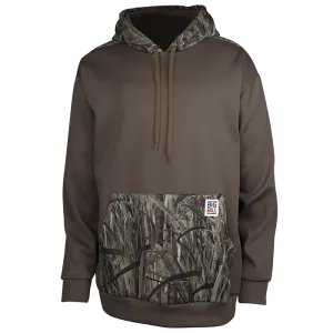 Hoodie - Big Bill Brown Fleece Hoodie with Camo Pocket, BBH22