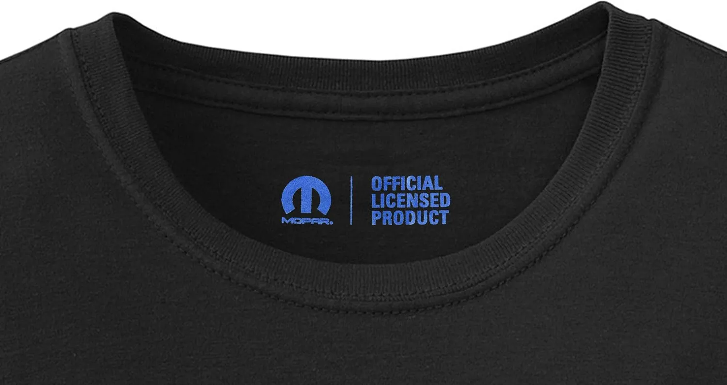 JH Design Men's Mopar Madness T-Shirt Short Sleeve Black Shirt