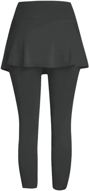 JMMSlmax Capri Leggings with Skirt Attached for Women Women Skorts Pants Golf Skirted Leggings Skirts with Leggings Workout