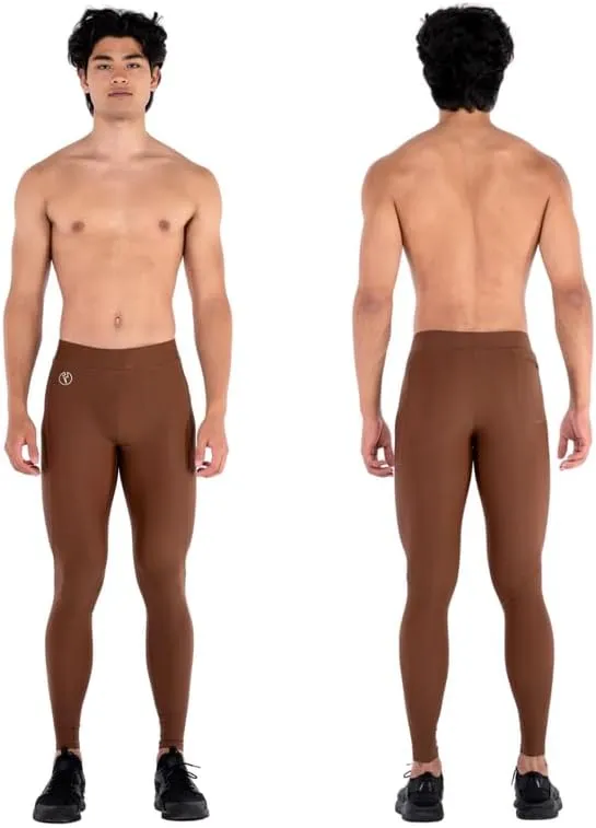 Kapow Meggings Performance Mens Leggings with Pockets & Pad - Mens Compression Leggings