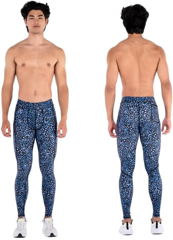 Kapow Meggings Performance Mens Leggings with Pockets & Pad - Mens Compression Leggings