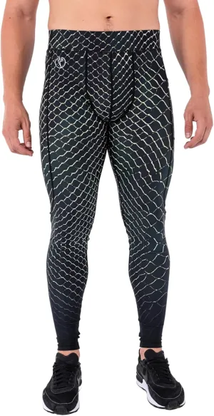 Kapow Meggings Performance Mens Leggings with Pockets & Pad - Mens Compression Leggings
