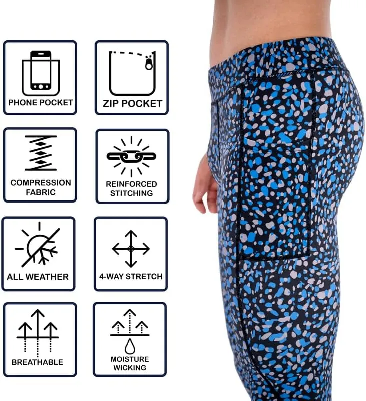 Kapow Meggings Performance Mens Leggings with Pockets & Pad - Mens Compression Leggings