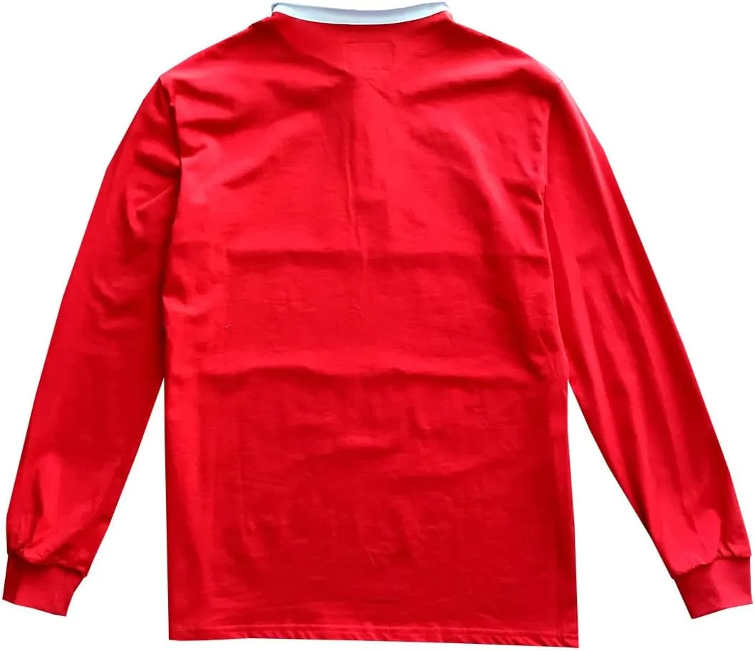 Kings Of NY Classic Mens Long Sleeve Sports Polo Rugby Shirt