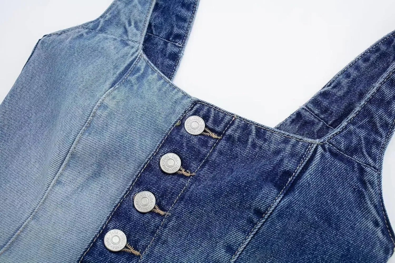 Kvor Women Vest Chic Shoulder Lady Corset Tube Top Sexy Jeans Camisole Top Denim Top