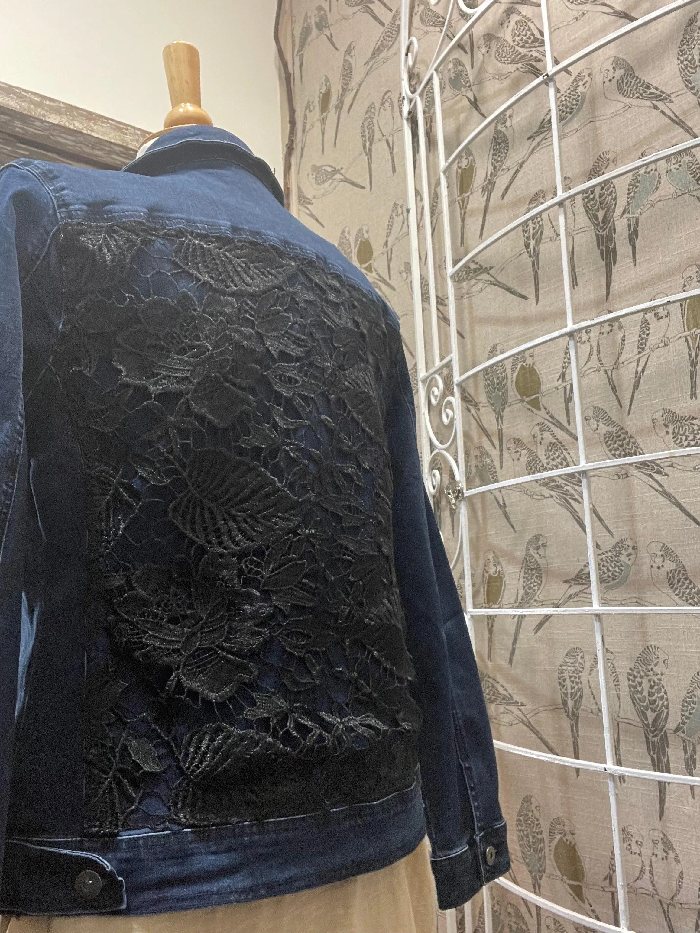 Lace Denim Jacket