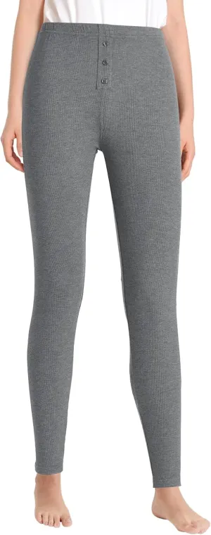 Latuza Women's Soft Pajama Leggings Ribbed Sleep Lounge Leggings