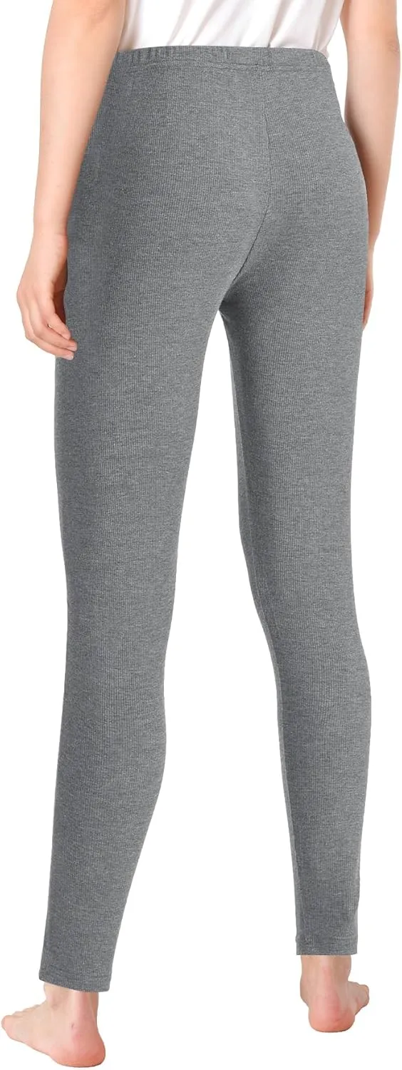 Latuza Women's Soft Pajama Leggings Ribbed Sleep Lounge Leggings