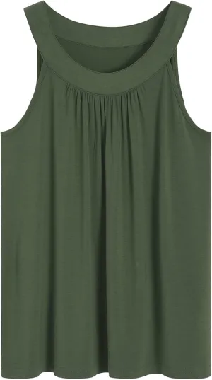 Latuza Women's Viscose Lounge Top Halter Pajama Tank Top