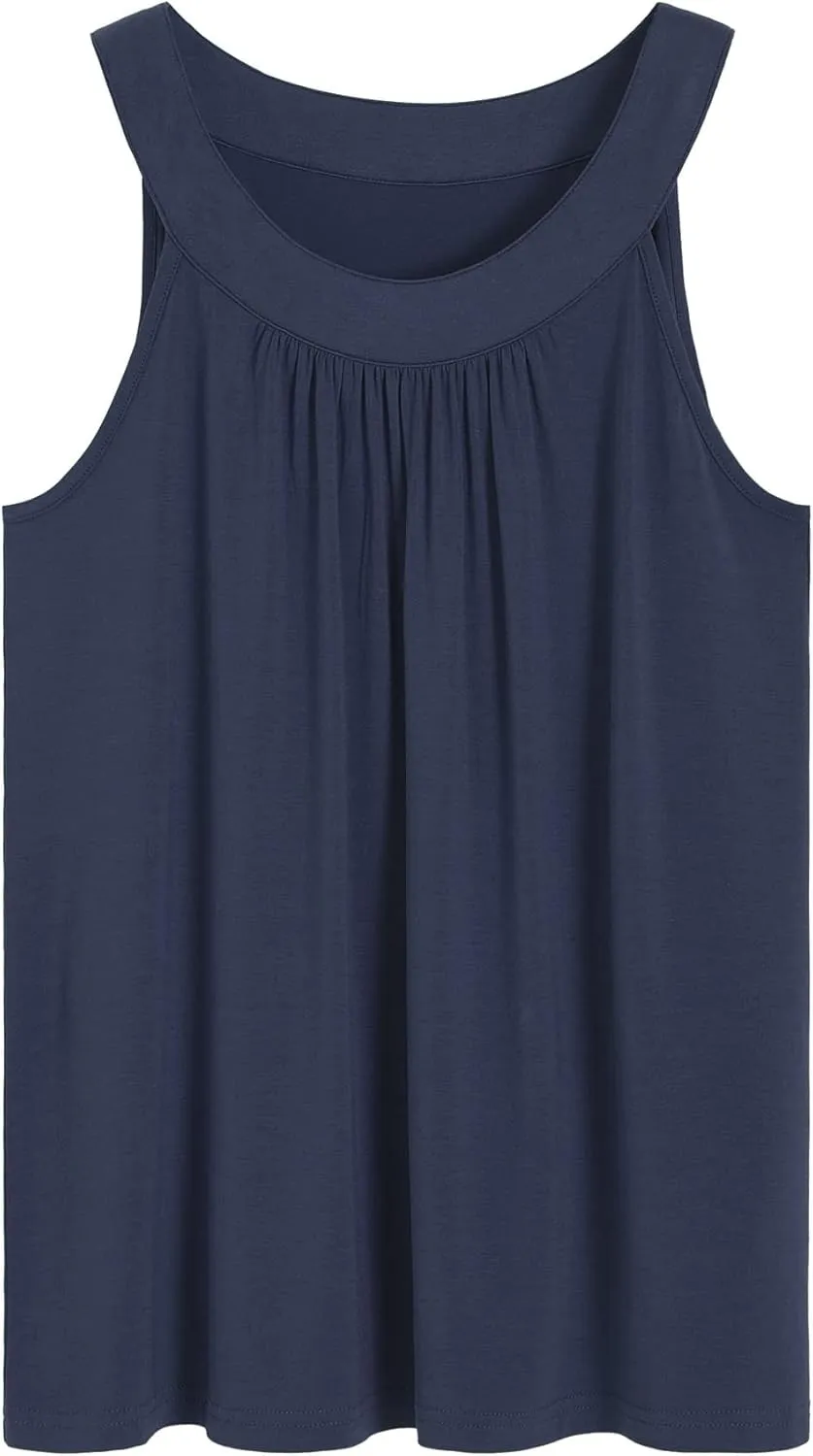 Latuza Women's Viscose Lounge Top Halter Pajama Tank Top