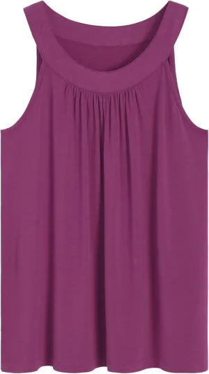 Latuza Women's Viscose Lounge Top Halter Pajama Tank Top