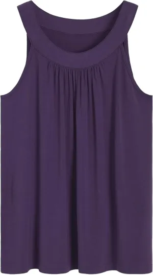 Latuza Women's Viscose Lounge Top Halter Pajama Tank Top