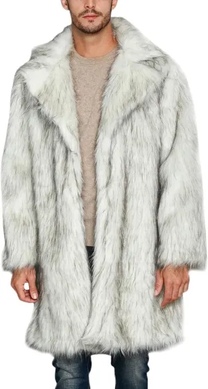 LCMTWX Men's Winter Thickened Warm Coats Stand Collar Knitted Splice Sweater Coat Casual Cardigan Stylish Mens Winter