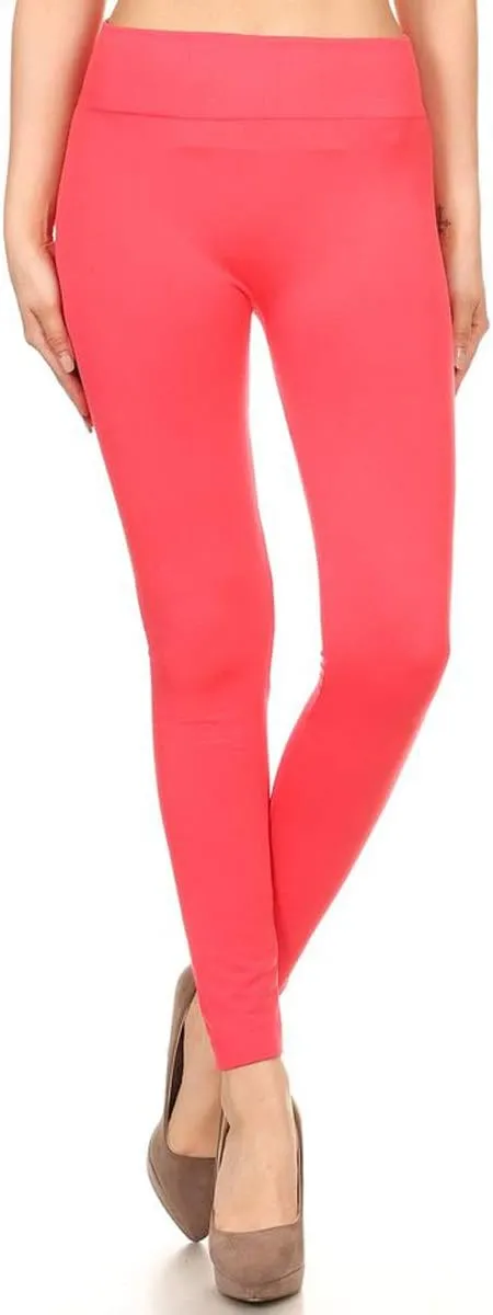 Leggings Depot High Waisted Warm Fleece Lined Leggings Women Tights