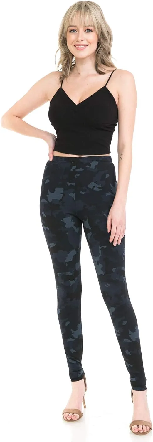 Leggings Depot High Waisted Warm Fleece Lined Leggings Women Tights