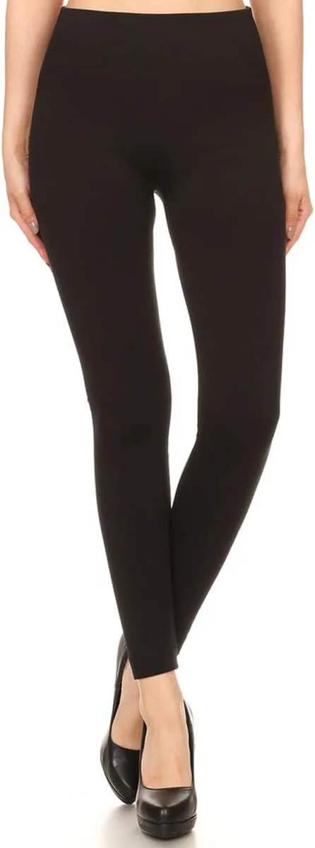 Leggings Depot High Waisted Warm Fleece Lined Leggings Women Tights