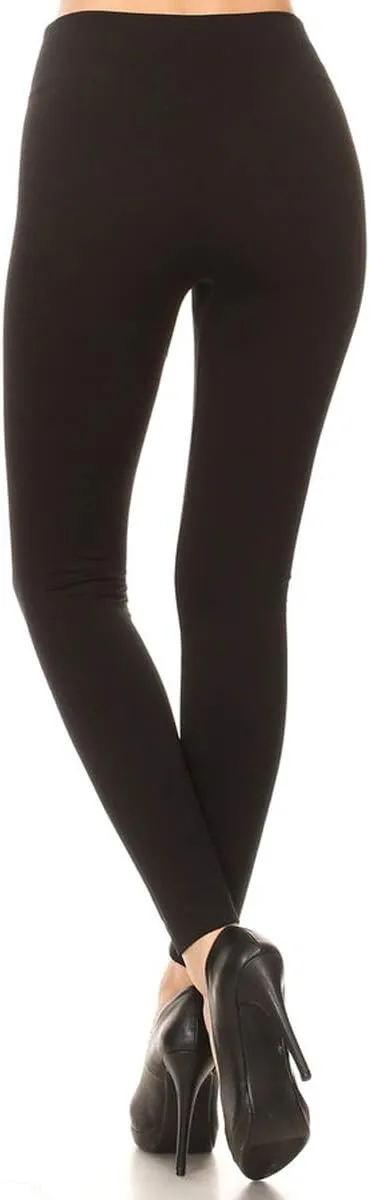 Leggings Depot High Waisted Warm Fleece Lined Leggings Women Tights