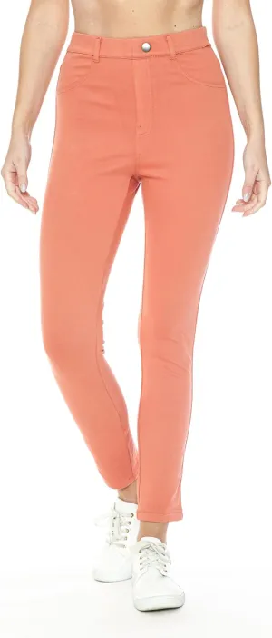 Leggings Depot Women's Stretch Pull-on Skinny Denim Look Jean Leggings (Available in Plus Size)