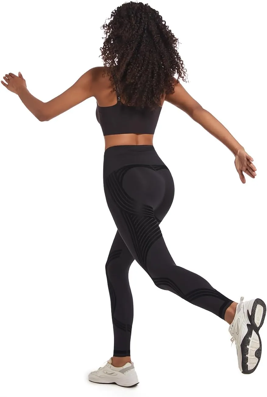 Leggings for Women Compression Body Sculpt Leggings Through Reversible Wear