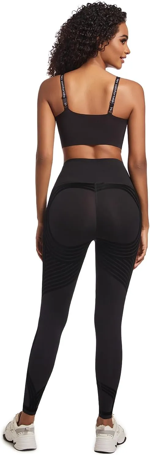 Leggings for Women Compression Body Sculpt Leggings Through Reversible Wear